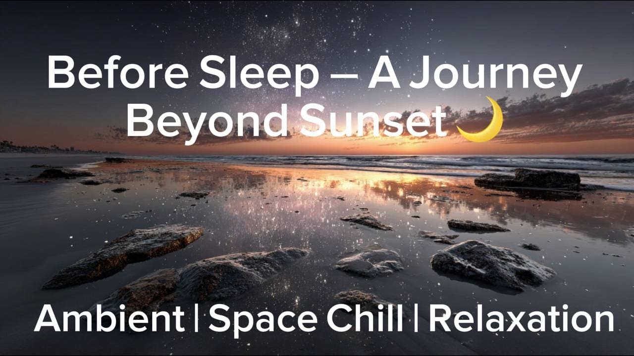 Before Sleep — A Journey Beyond Sunset 🌙 (Ambient | Space Chill | Relaxation)
