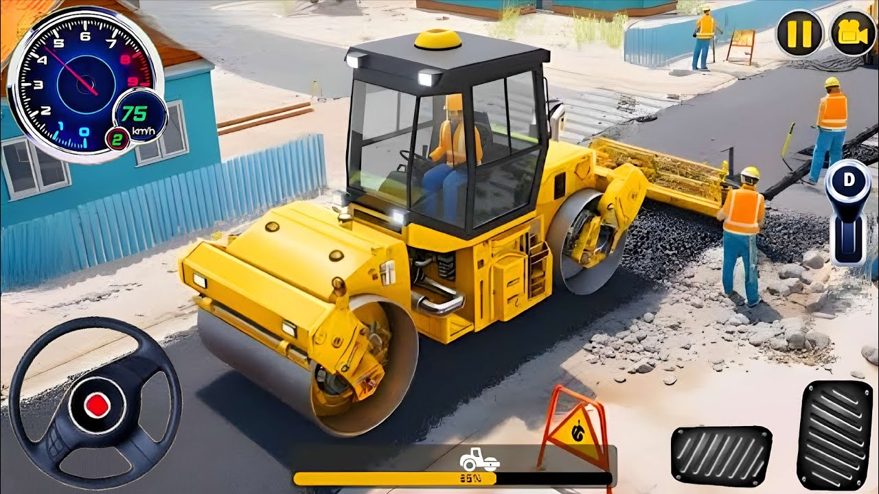 City Road Builder Construction 3D - Highway JCB Excavator Simulator - Android Gameplay