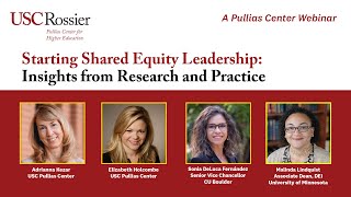 Starting Shared Equity Leadership: Insights From Research and Practice webinar