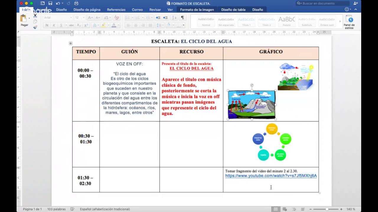 Como Hacer Una Escaleta En Word