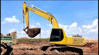 KOMATSU PC200-6, a great find for the owner: smooth engine and pump, cold A/C, agile performance,...