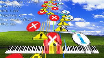[Black MIDI] Music using only sounds from Windows XP & 98