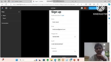 Tugas UAS Interaksi Manusia Komputer membuat rancangan UI/UX untuk Prototype menggunakan apk  figma