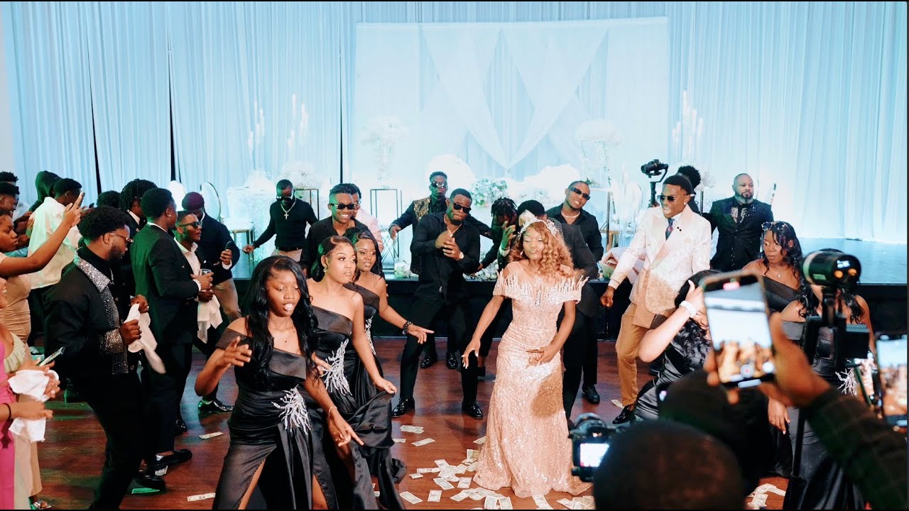 EPIC FLASHMOB CONGOLESE WEDDING DANCE( Papa sapere & Jojo) 2024