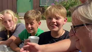 Erin School 6th grade enjoys outdoor science with Mrs. Dittman