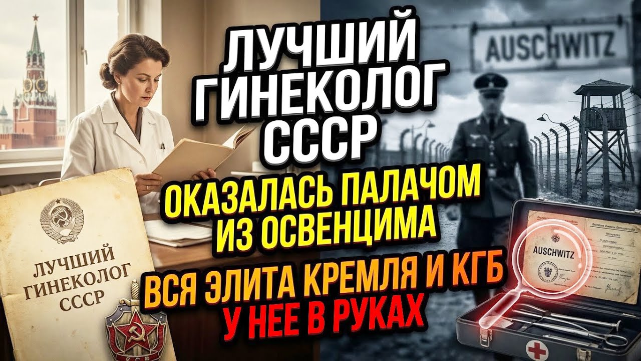 ЛУЧШИЙ ГИНЕКОЛОГ СССР… оказалась палачом из Освенцима! Вся Элита Кремля, НКВД и КГБ у нее в руках!