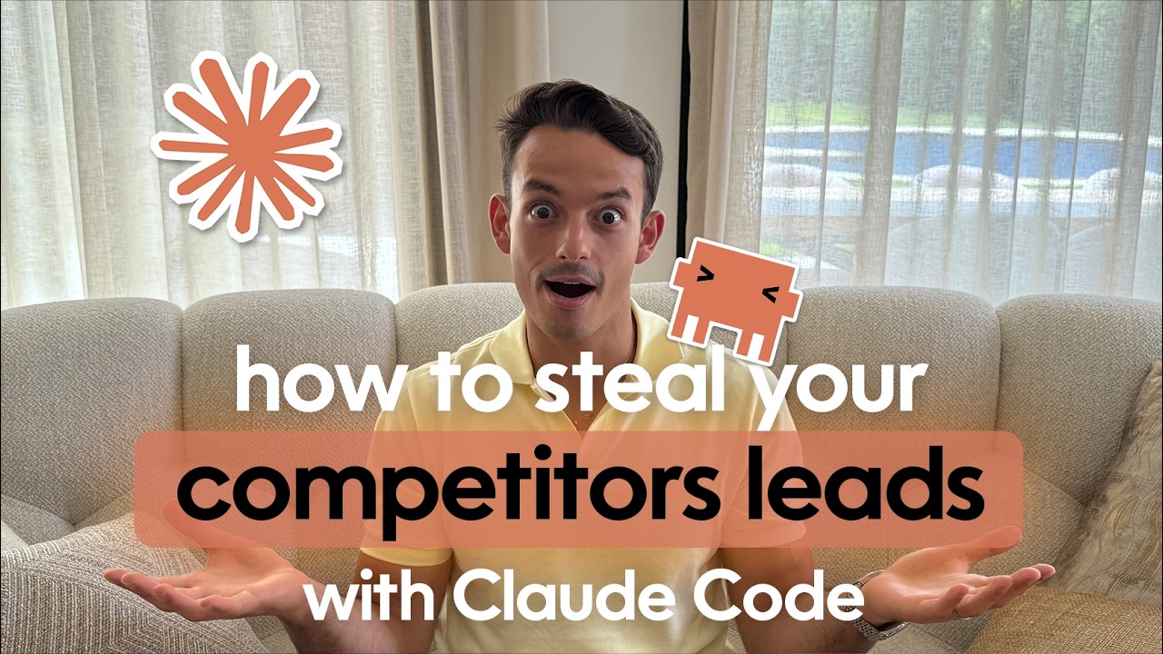 How to STEAL your competitors leads using Claude Code (2026 GTM tactic ...