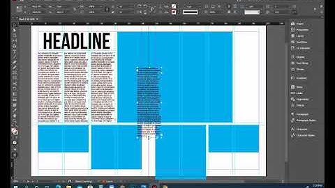 How to create a Basic Double Page Spread in Adobe inDesign.