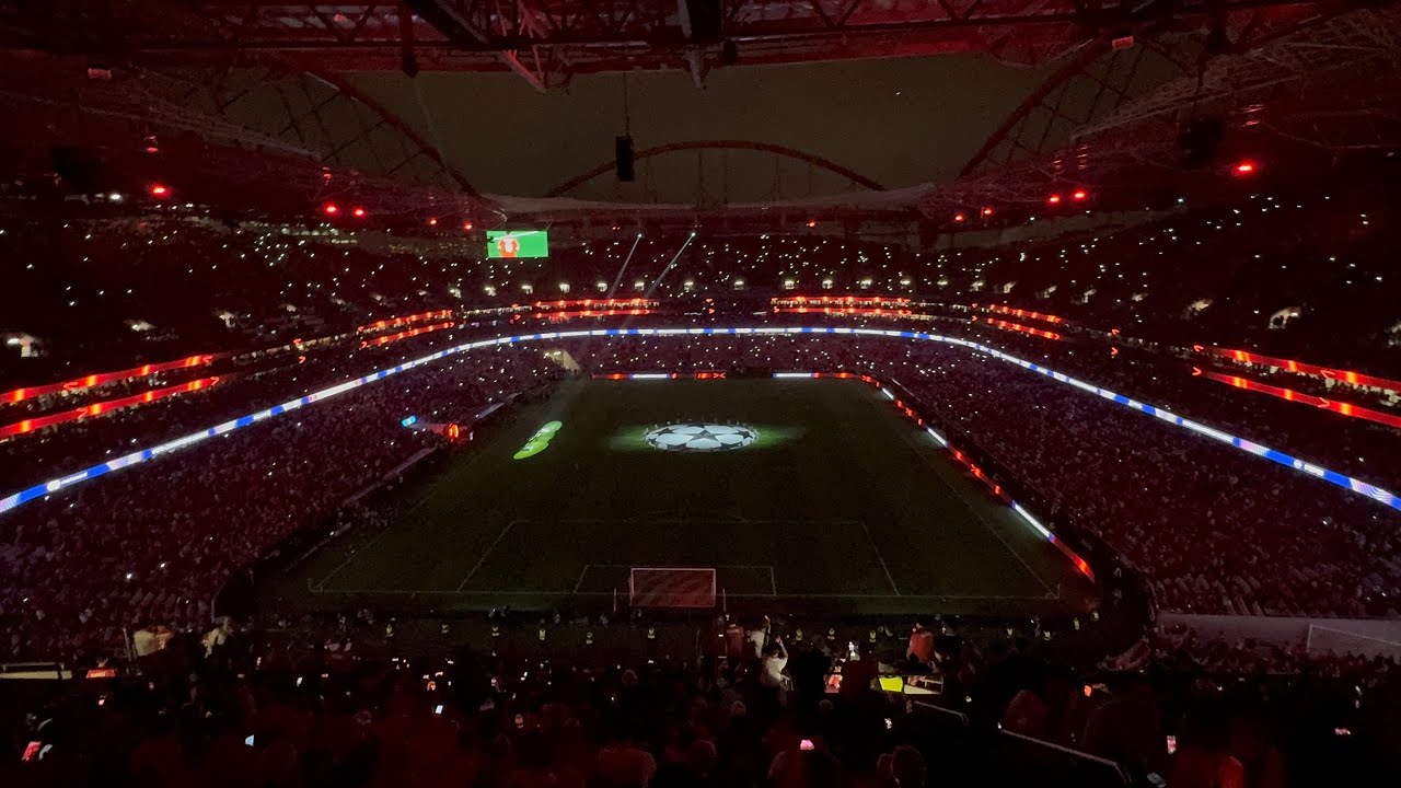 SL BENFICA 4 - 0 ATLÉTICO MADRID PRE MATCH ATMOSFERA INCRÍVEL #fyp #ucl #championsleague