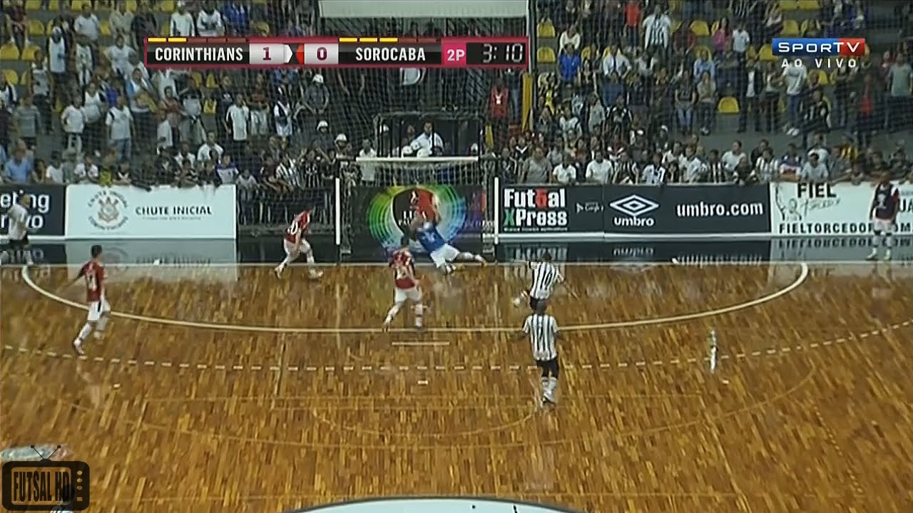 Falcão faz DEFESA ESPETACULAR na Liga Paulista de Futsal 2015 futsal academy