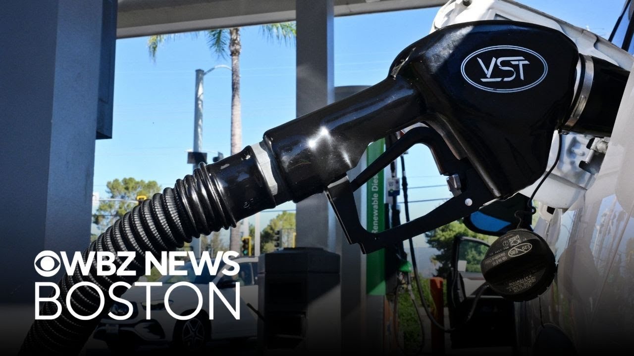 Gas prices up 40 cents in just one week in Massachusetts - YouTube