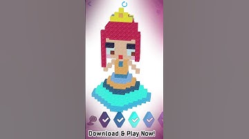 Princess 3D Color by Number - Free Game