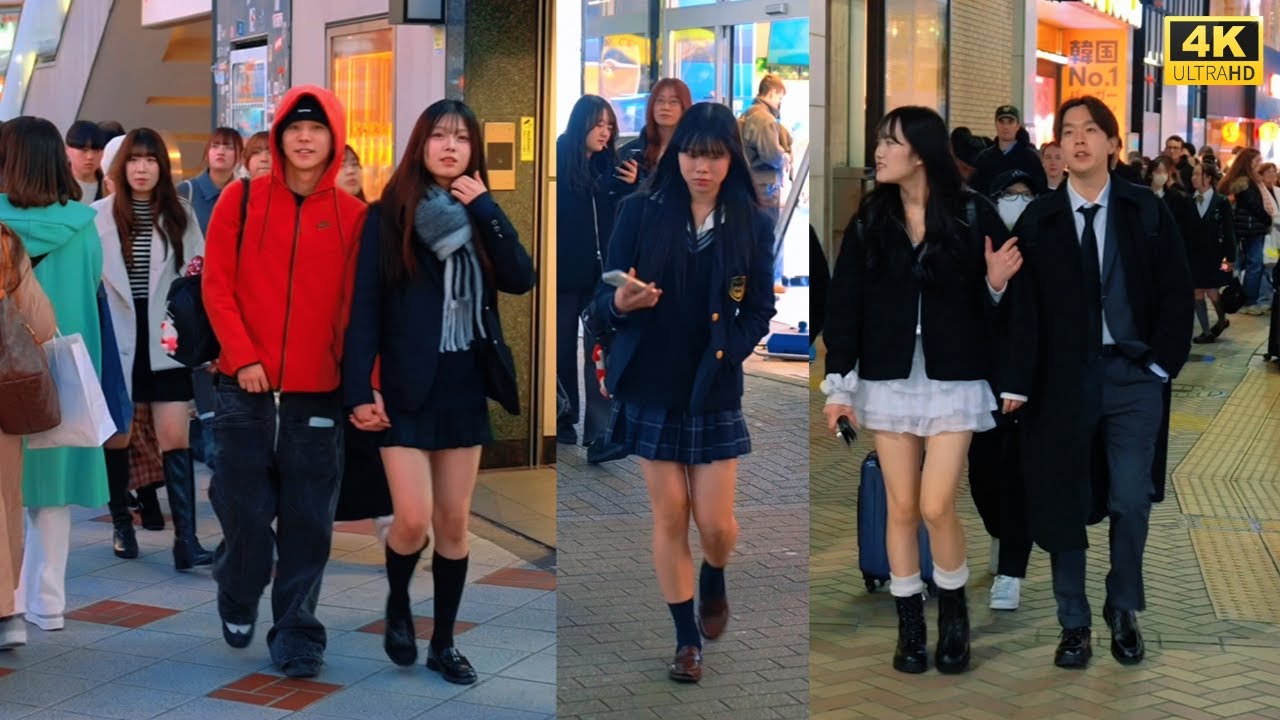 A Gentle 3-Hour Walk Through Shinjuku & Shibuya, Tokyo | 4K HDR City Ambience