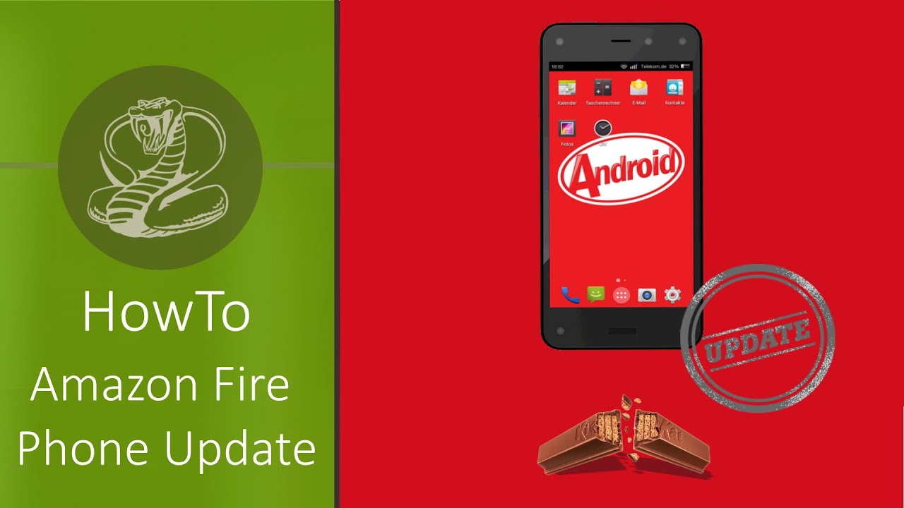 HowTo - Amazon Fire Phone Update auf Android 4.4 KitKat - YouTube
