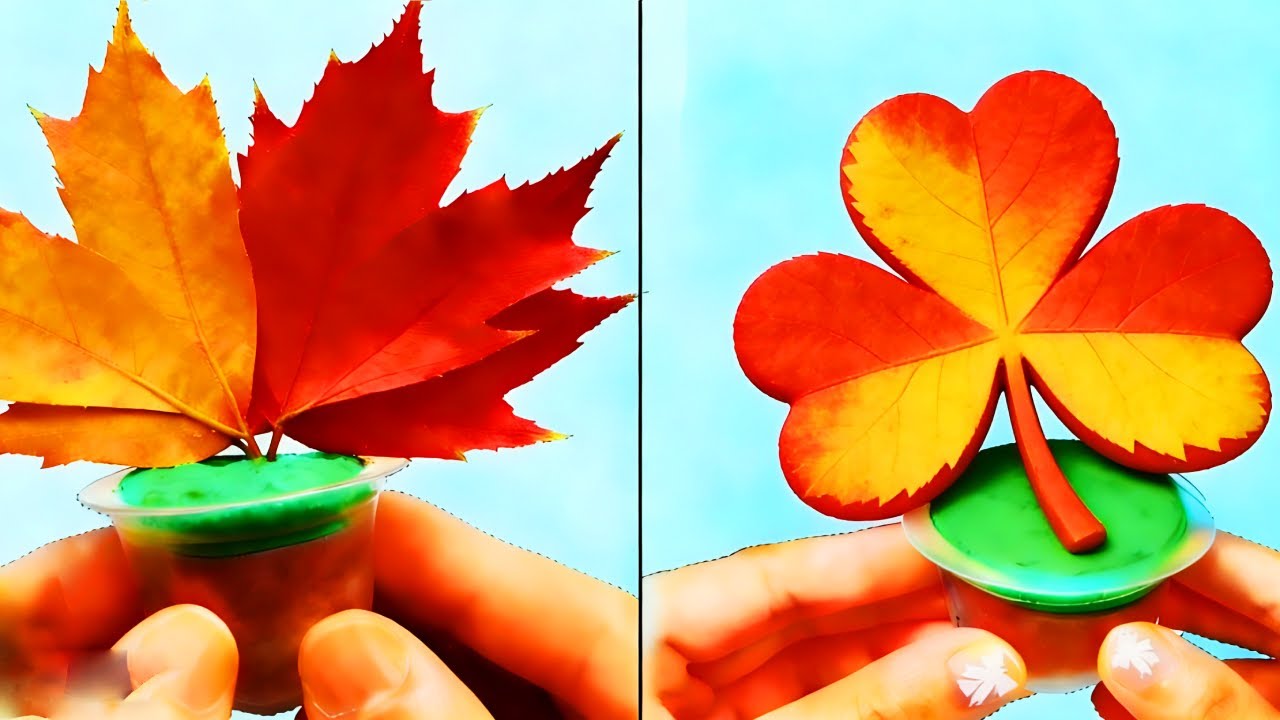 Clover Leaf Fairy ☘️  Easy Spring Nature Craft Idea With Flowers