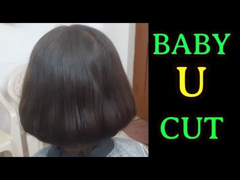 U SHAPE HAIR CUTTING | BABY U CUTTING | U CUTTING FOR MEDIUM HAIR | Nirmala  Hatti - YouTube
