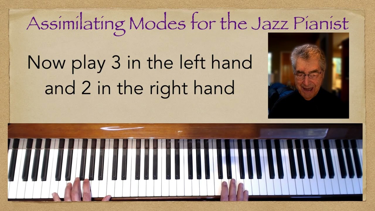 Assimilating Modes for the Jazz Pianist Video 7, Pachelbel Canon Exercise