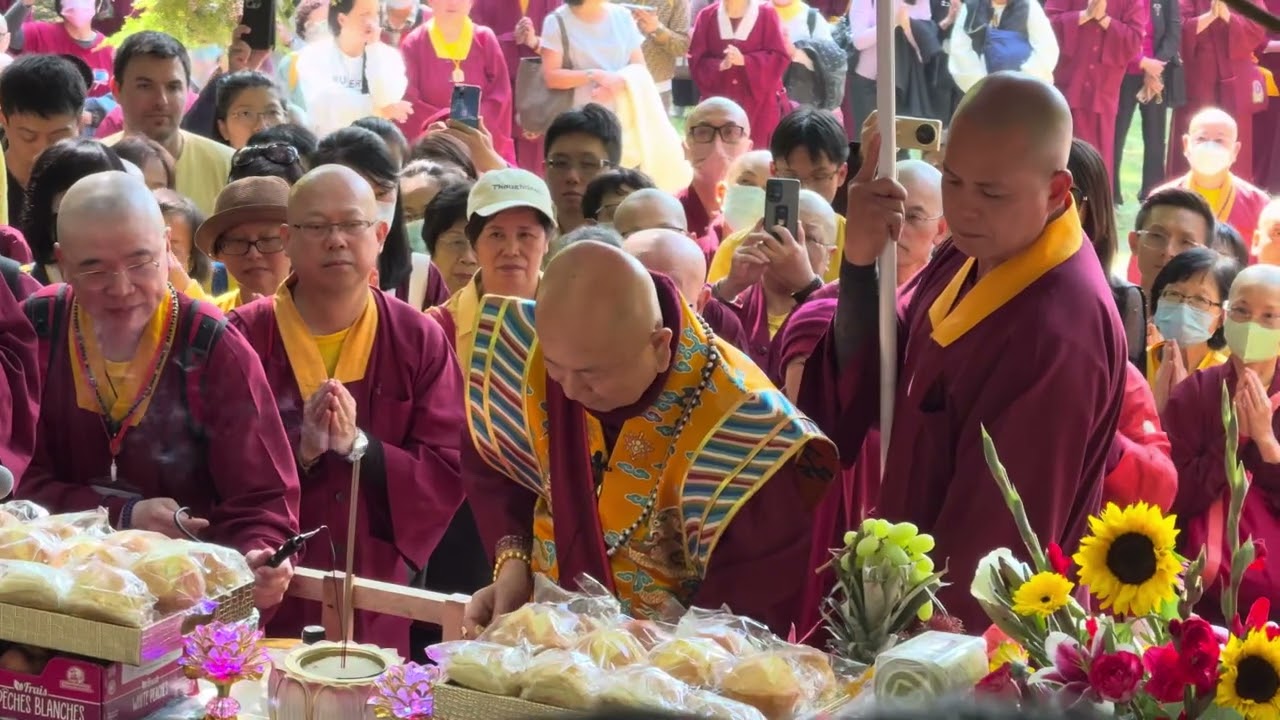 2025年9月28號彩虹雷藏寺種生機儀式