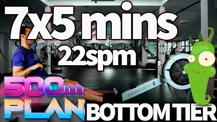 41 Minute Fitness Building Rowing Workout | 500m Plan Week 2 Row 1 | RowAlong