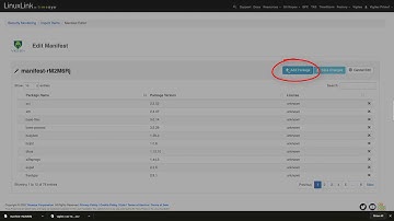 Vigiles User Guide: Using the Edit Manifest Feature