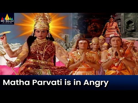 Matha Parvati is in Angry Over Attack on Lord Ganesh | Episode 92 | Om Namah Shivaya Telugu Serial - SRIBALAJIMOVIES