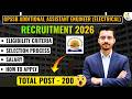 GPSSB AAE Electrical Recruitment 2026 | GPSSB Additional Assistant Engineer Electrical New Vacancy
