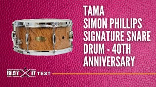 High-end snare drum: Tama Simon Phillips 40th Anniversary I A Test by EN BeatitTV