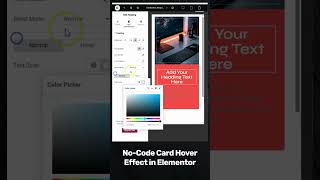 Simple Card Hover Effect in Elementor Without Coding!