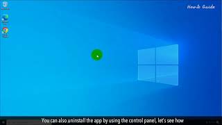 How To Uninstall Software In Windows Tutorial
