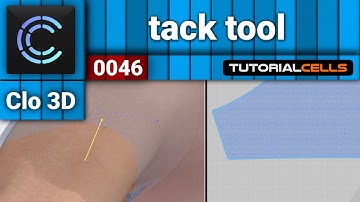 0046. tack tool in clo3D