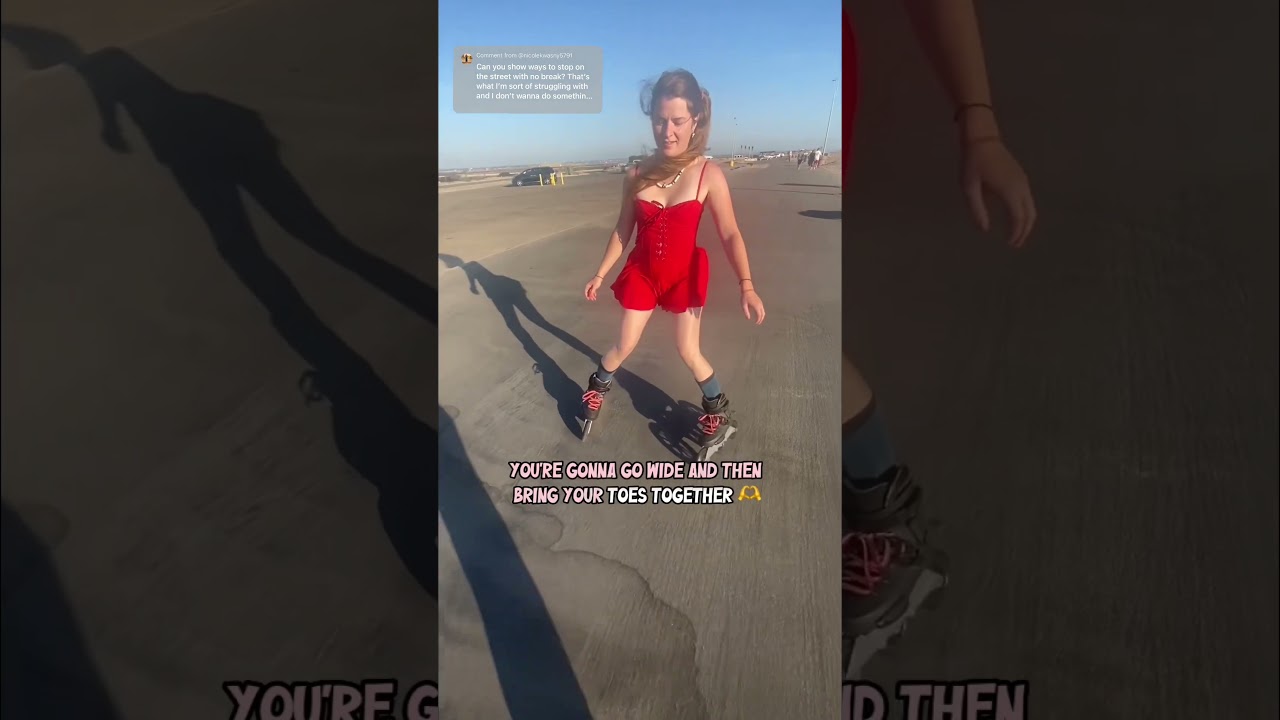 EASY STOP w/out a heel brake on rollerblades 🛑 