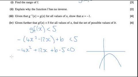 OCR C3 June 2010 q9iv alternative method - A2 Maths - Functions Questions