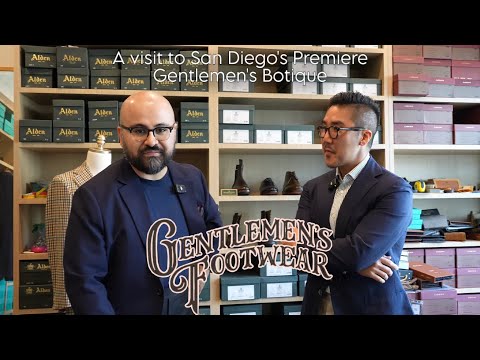 My Visit to Gentlemen’s Footwear in San Diego. Alden, Carmina, Crockett & Jones and Edward Green.