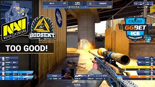 S1mple's AWP is SCARY! - NaVi vs GODSENT | ICE Challenge 2020 (CS:GO)