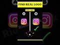 Find real logo of given apps emoji #shorts #shortfeed