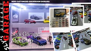 1/64 Diecast Cars Collection | Customized 1/64 Showroom Diorama and Mini GT  Parking Lot Pad (B Type)