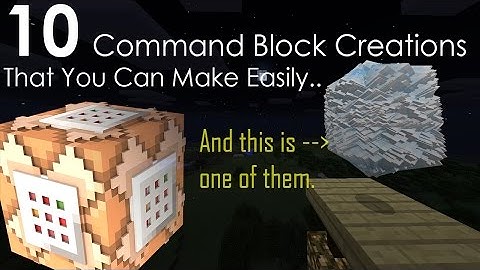 10 Command block creations that you can easily make in Minecraft PE