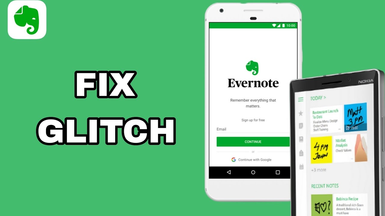 How To Fix And Solve Glitch On Evernote App | Final Solution - YouTube