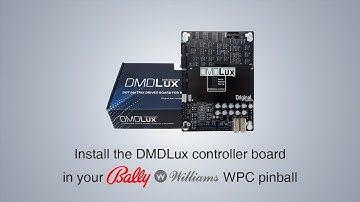How to install a DMDLux controller board in a Bally Williams WPC pinball machine