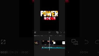 Power House video editing Capcut Template for video editors⚡