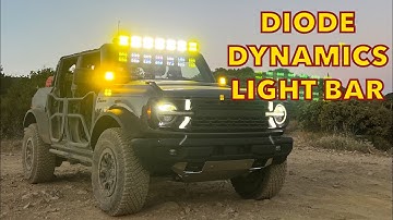 INSTALLING DIODE DYNAMICS SS5 LIGHT BAR FOR FORD BRONCO | The Bronco Adventures