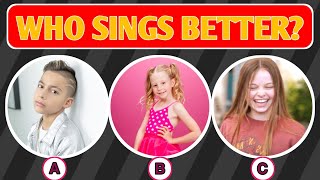 Who is Better Singer? #97 | Royalty Family, Nidal Wonder, Salish Matter, Like Nastya, Young Dylan