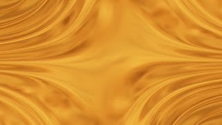 Abstract Flowing Golden Wave Rippling Fluid Liquid Yellow Surface 4K Moving Wallpaper Background