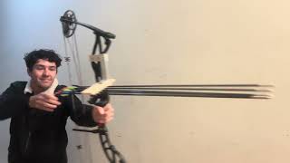 Archery quiver invention made from cable clip holders