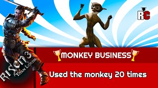 Risen 3 Titan Lords - MONKEY BUSINESS Achievement / Trophy Guide | use monkey 20 times