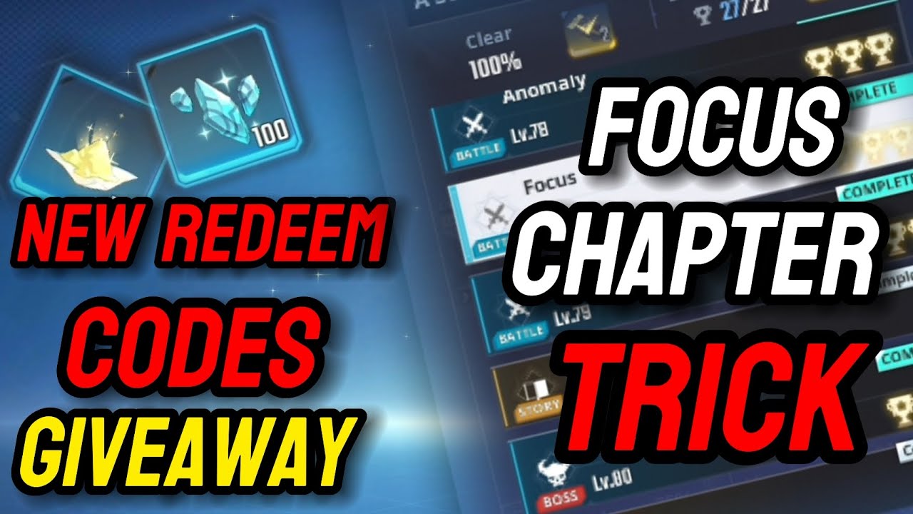 New Redeem Codes Giveaway And Try New Trick on Focus Mission/Solo ...