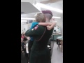 Soldier surprising brother