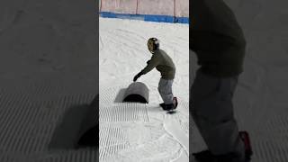 Frontside 50-50 snowboard progression #snowboard #coaching #maverix #freestyle #fyp