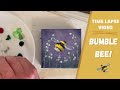 Bee ballet time lapse painting  by annie troe