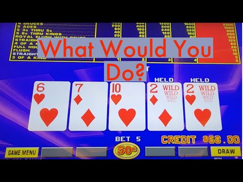 Video Poker/Joker Poker & Deuces Wild Single Line Play!